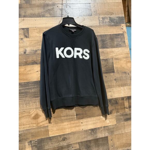 Michael Kors- Black- Crewneck Sweatshirt- Size M - Picture 1 of 6